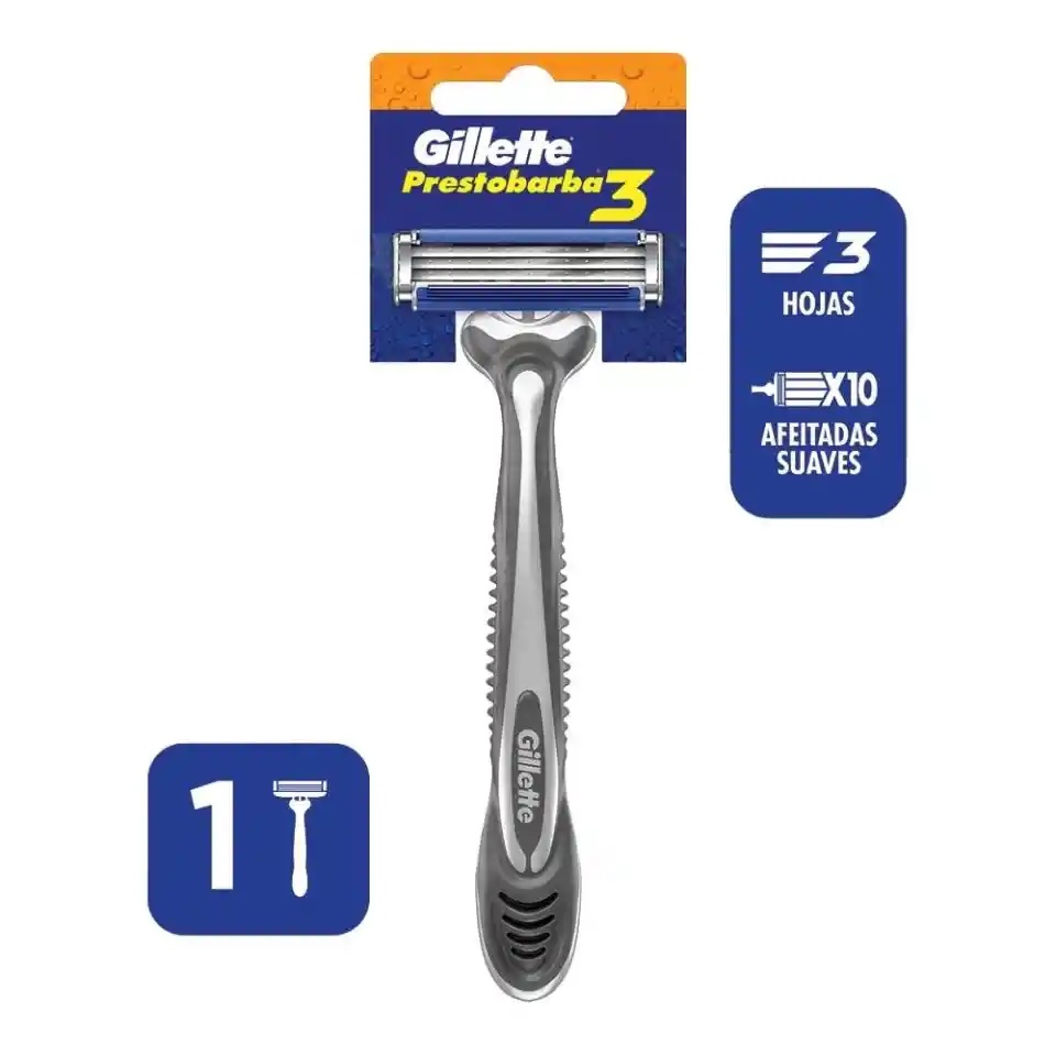 Máquina Para Afeitar Gillette Prestobarba 3