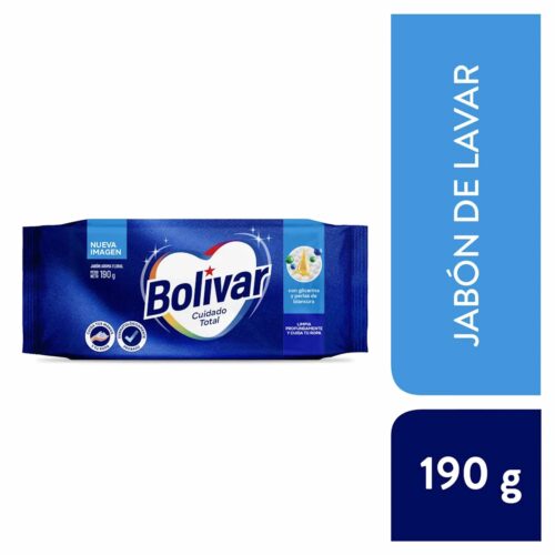 Jabón Bolivar Cuidado Total Empaque 190 g