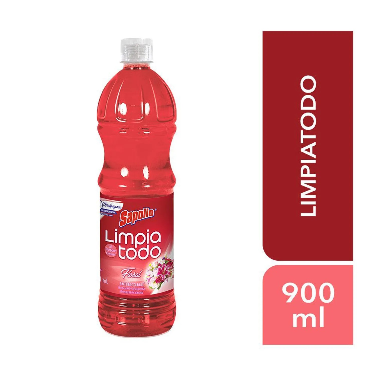 Limpiatodo Sapolio Floral Botella 900 mL