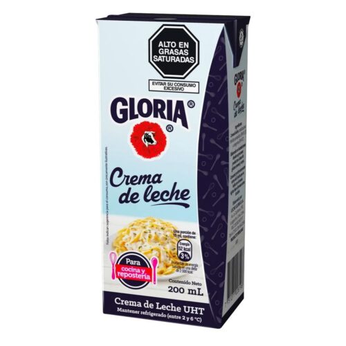 Crema de Leche UHT Gloria Caja 200 Ml