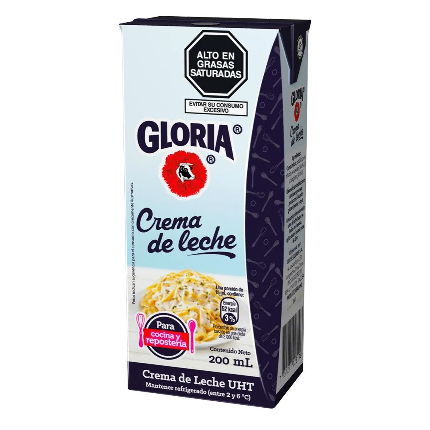 Crema de Leche UHT Gloria Caja 200 Ml