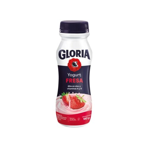 Yogurt Gloria Fresa Botella 180 g