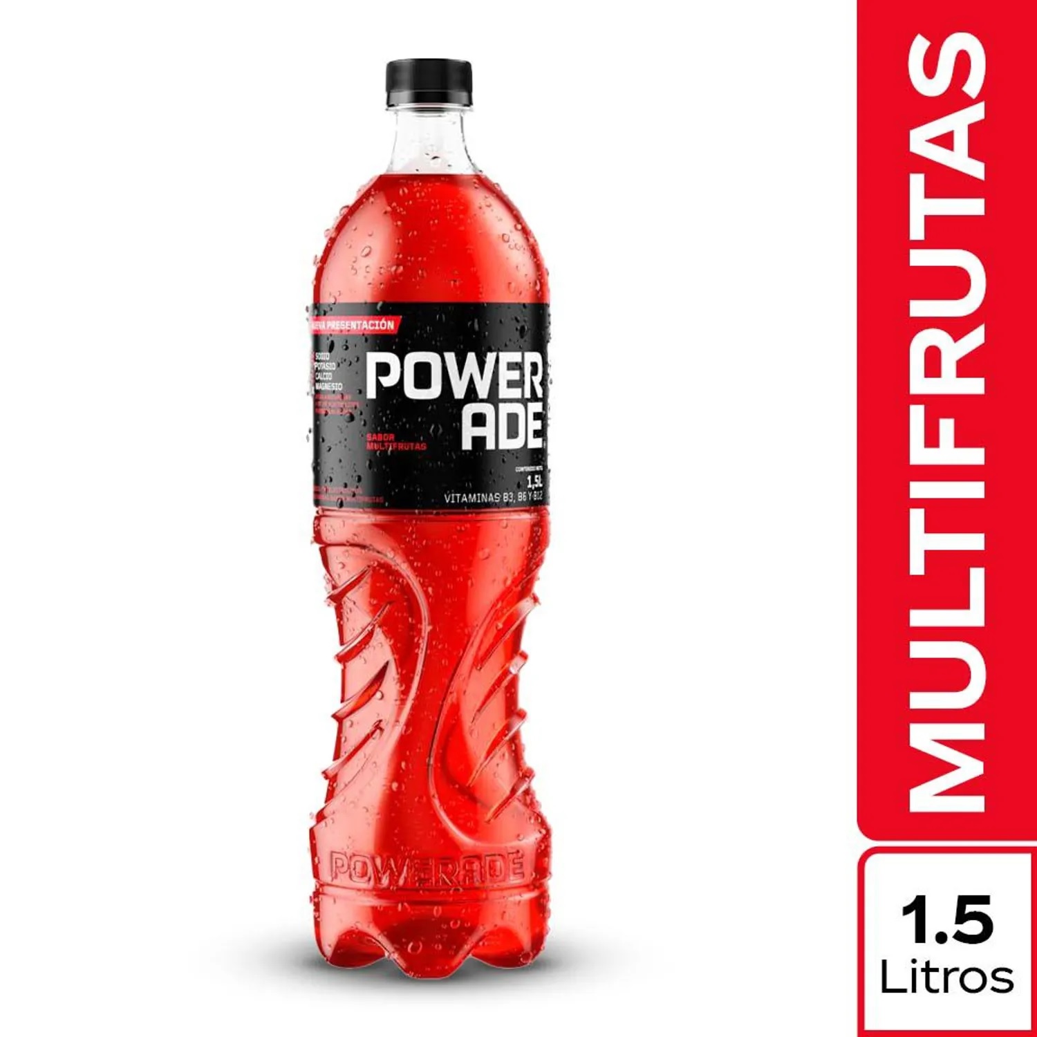 Bebida Rehidratante Powerade Multifrutas Botella 1.5 L
