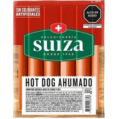 Hot Dog Ahumado Suiza 200g