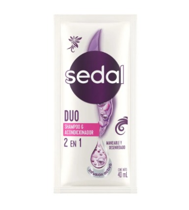 Sedal Dúo Cabello Manejable y Desenredado 40ml