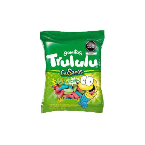 Trululu Gomitas Gusanos Ácidos 80g
