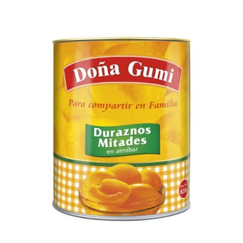 Duraznos en Mitades Doña Gumi 820g