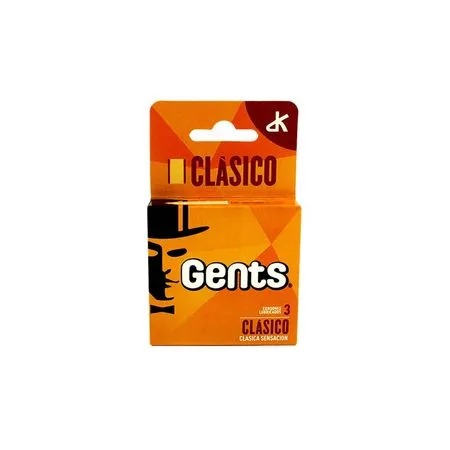 Preservativos Gents Clásico x3 Und
