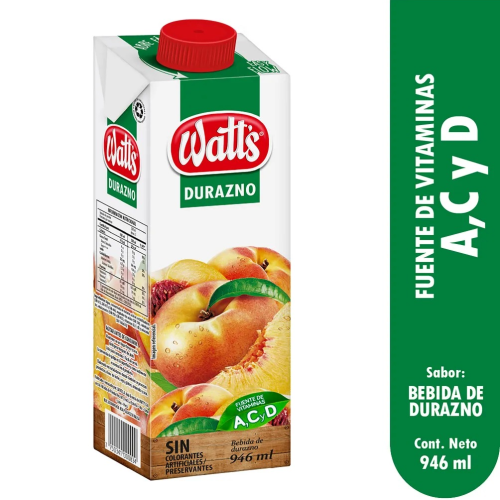 Watts Durazno 946ml