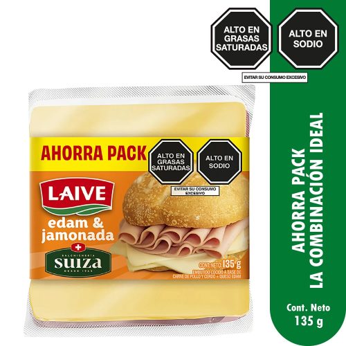Queso Edam & Jamonada Laive 135g