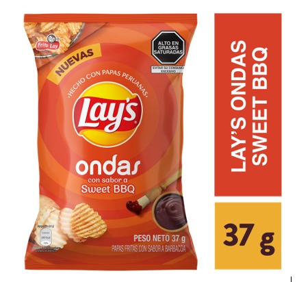 Lays Ondas BBQ 37g