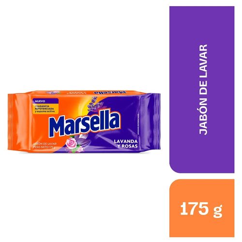 Jabón Marsella Lavanda y Rosas 175g