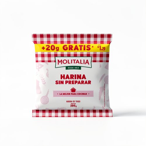 Harina Sin Preparar Molitalia 200g